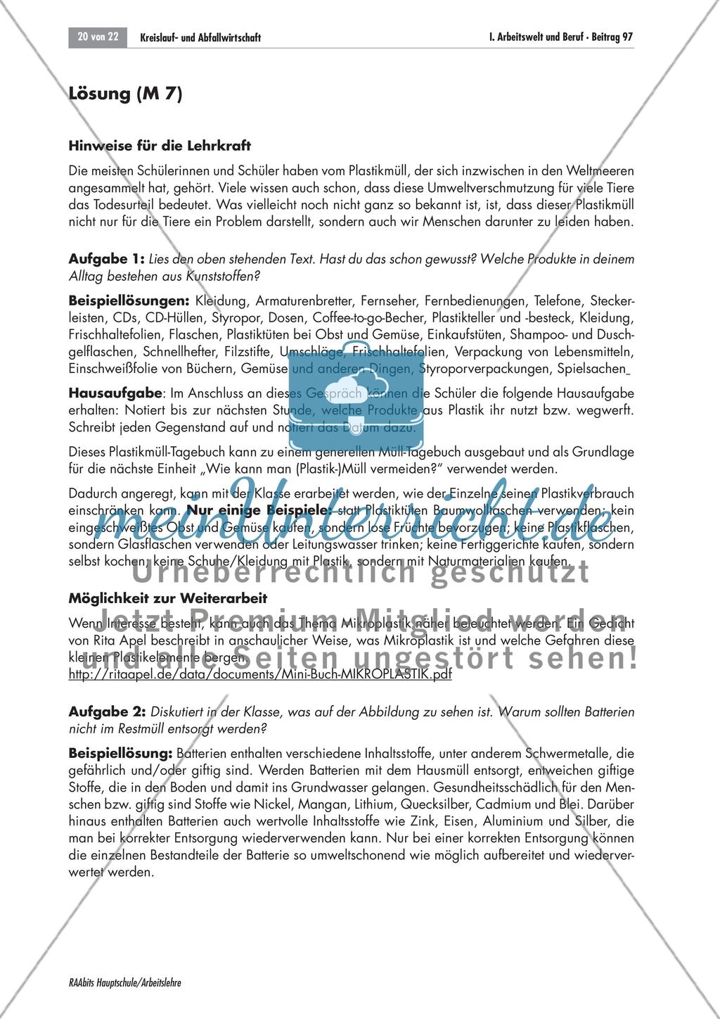 Ausbildungsberuf: Fachkraft für Kreislauf- und Abfallwirtschaft Preview 20