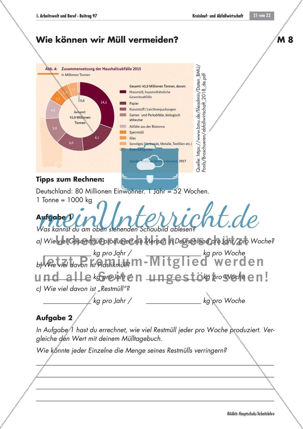 Ausbildungsberuf: Fachkraft für Kreislauf- und Abfallwirtschaft Preview 21