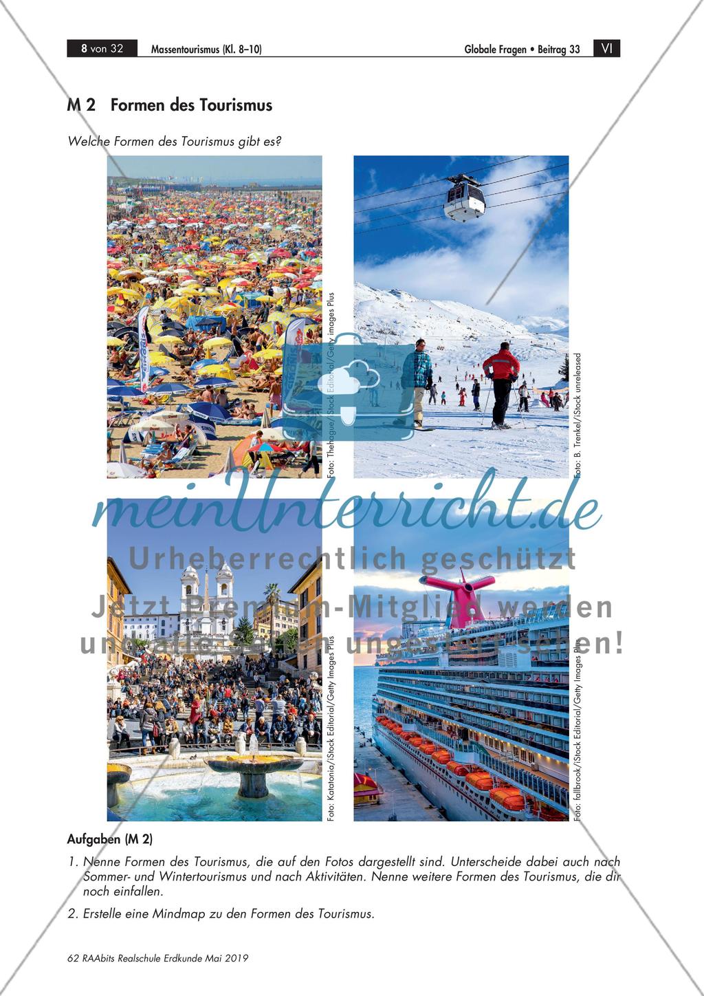 Die Welt auf Reisen: Formen und Entwicklung des Tourismus Preview 2