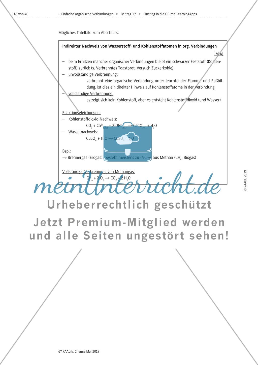 Organische Chemie: Grundzüge Preview 8