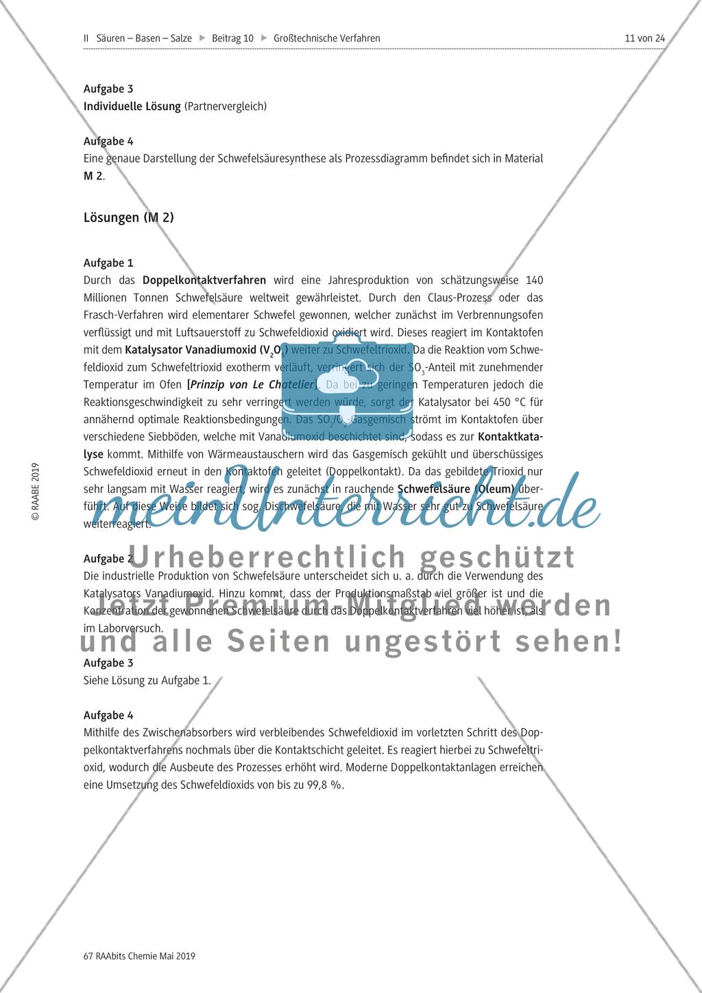Großtechnische Verfahren in der chemischen Industrie Preview 11