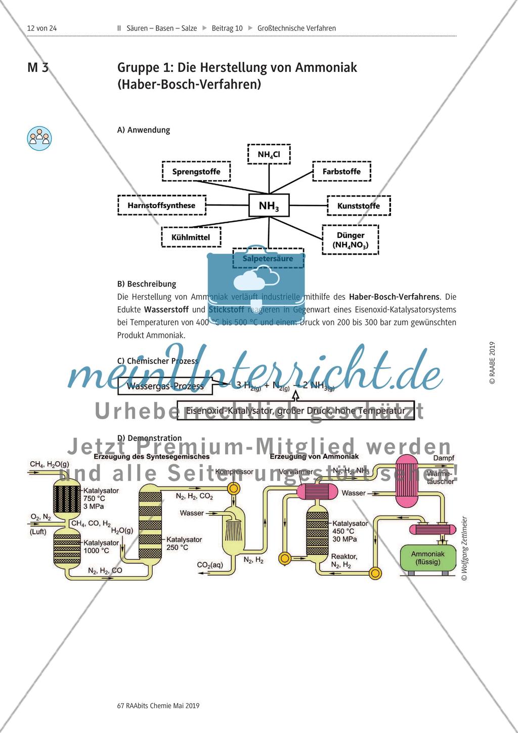 Großtechnische Verfahren in der chemischen Industrie Preview 12