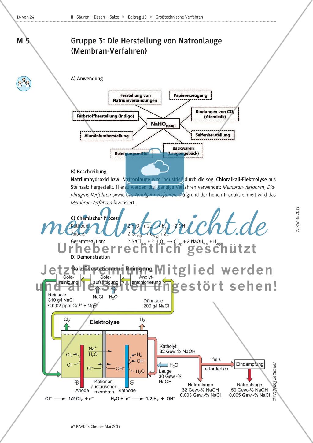 Großtechnische Verfahren in der chemischen Industrie Preview 14
