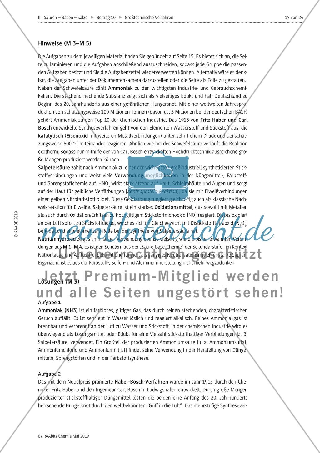 Großtechnische Verfahren in der chemischen Industrie Preview 17