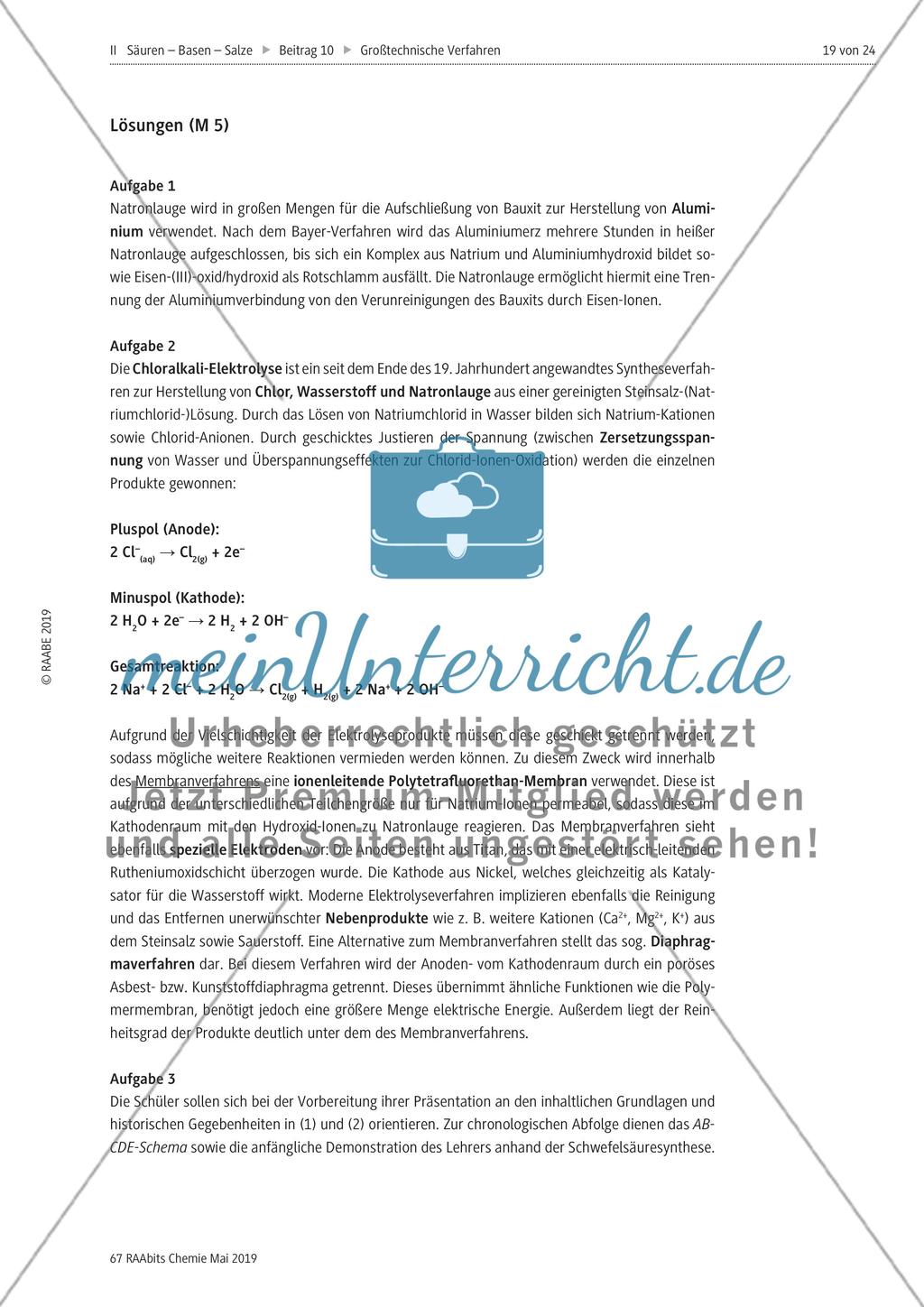 Großtechnische Verfahren in der chemischen Industrie Preview 19