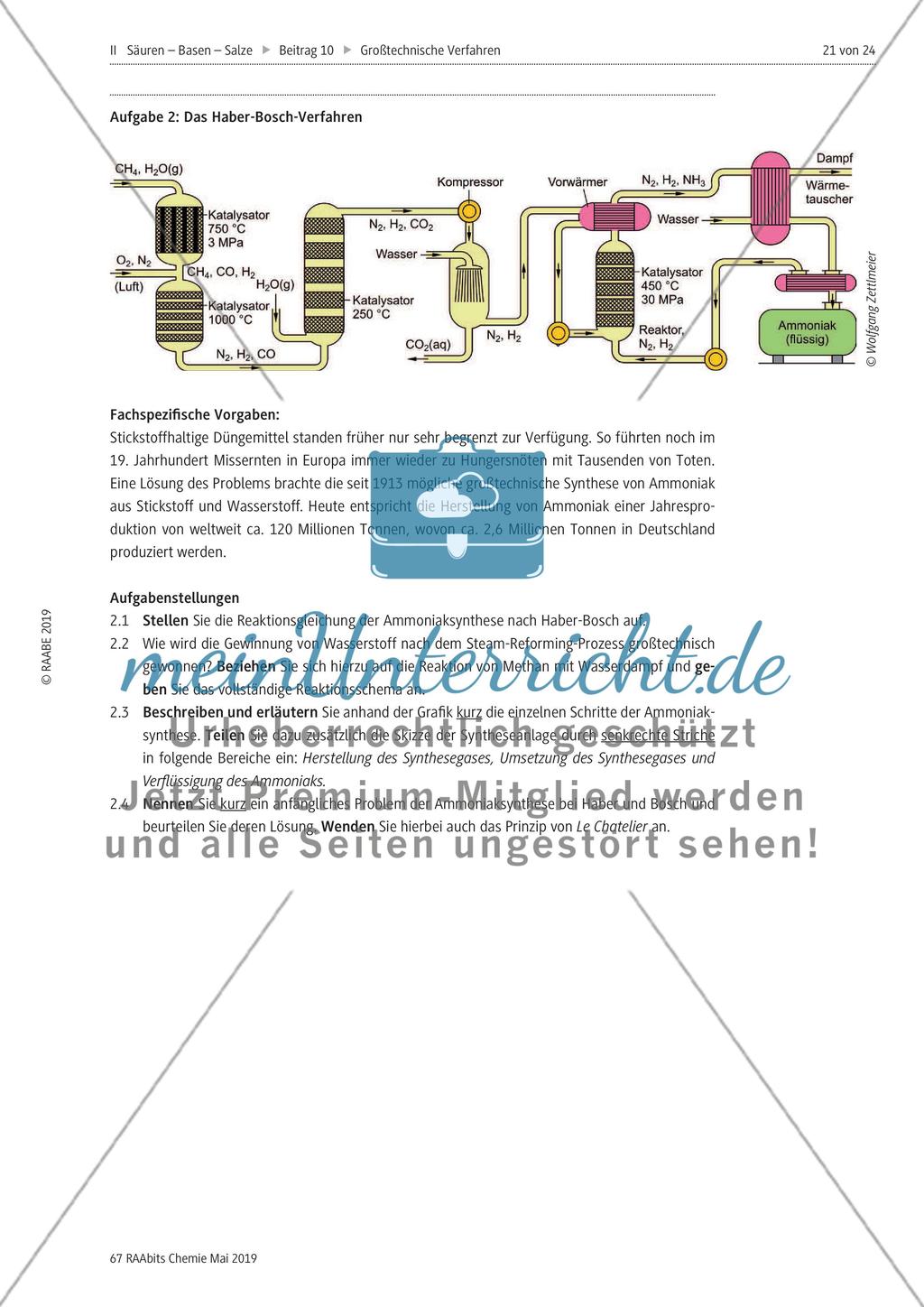 Großtechnische Verfahren in der chemischen Industrie Preview 21