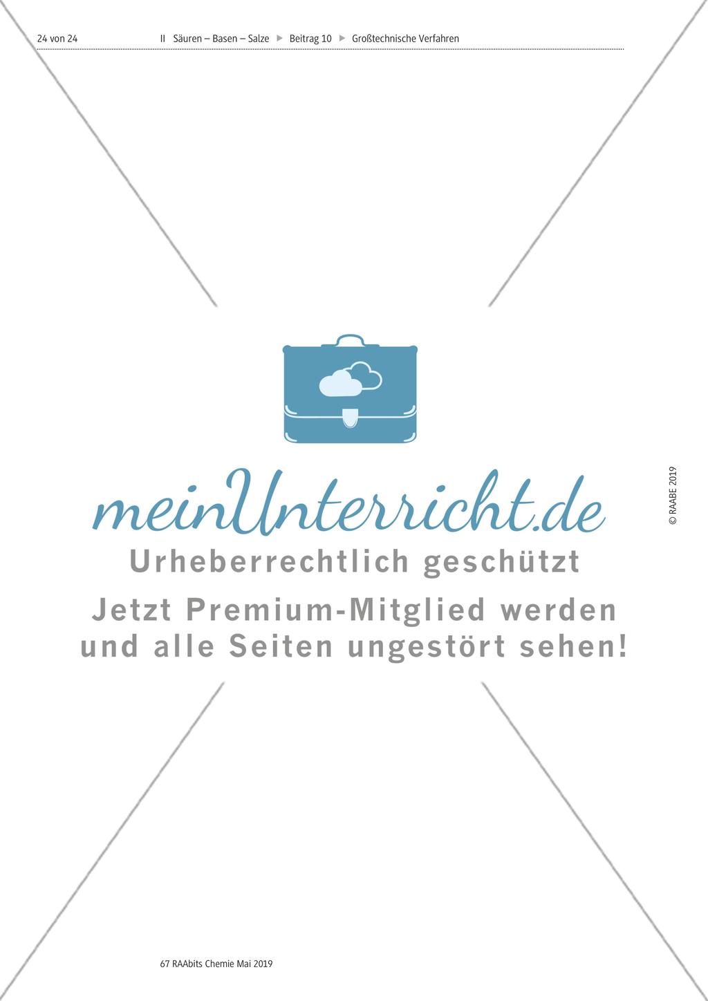 Großtechnische Verfahren in der chemischen Industrie Preview 24