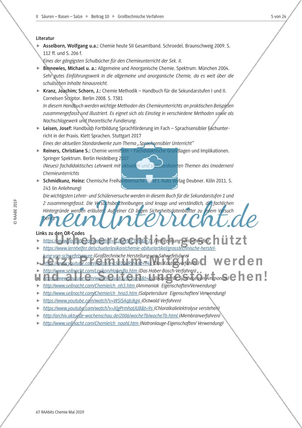 Großtechnische Verfahren in der chemischen Industrie Preview 5