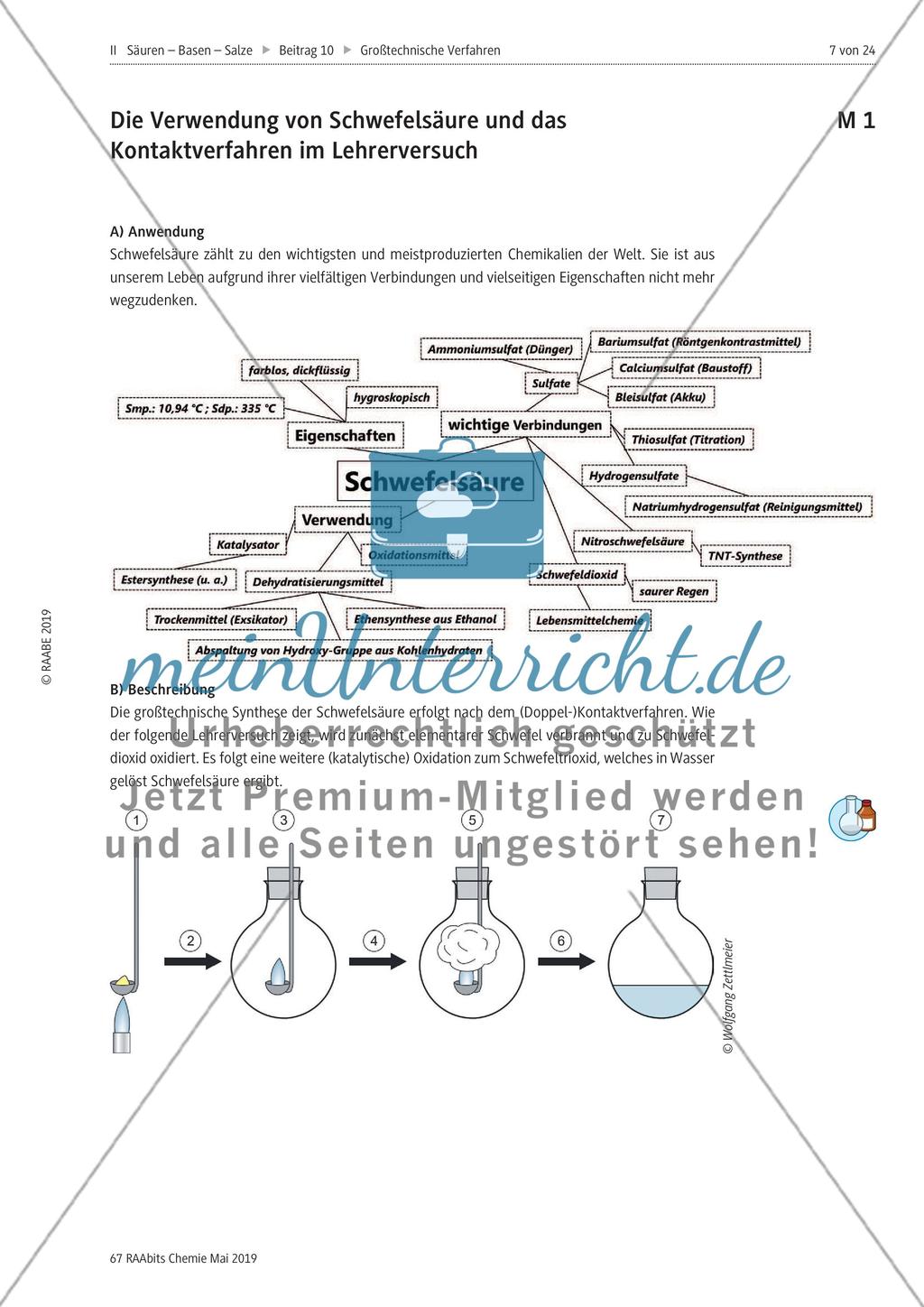 Großtechnische Verfahren in der chemischen Industrie Preview 7