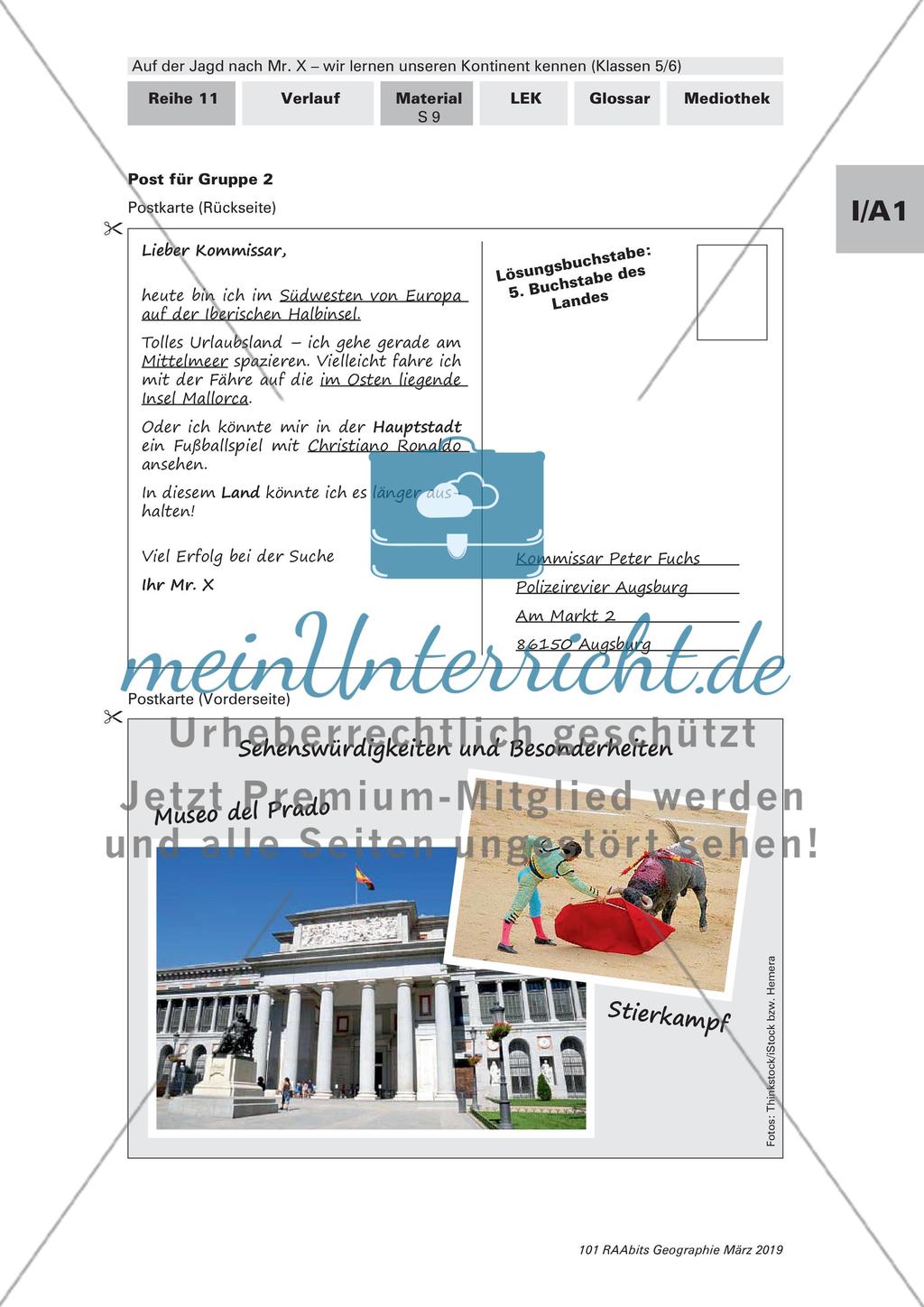 Auf der Jagd nach Mr. X: Kennenlernen europäischer Länder Preview 13