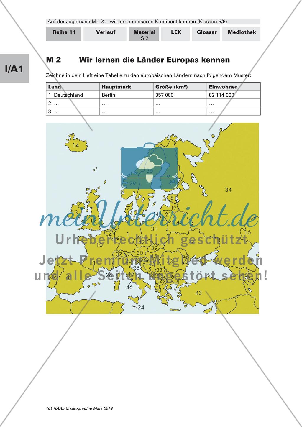 Auf der Jagd nach Mr. X: Kennenlernen europäischer Länder Preview 6