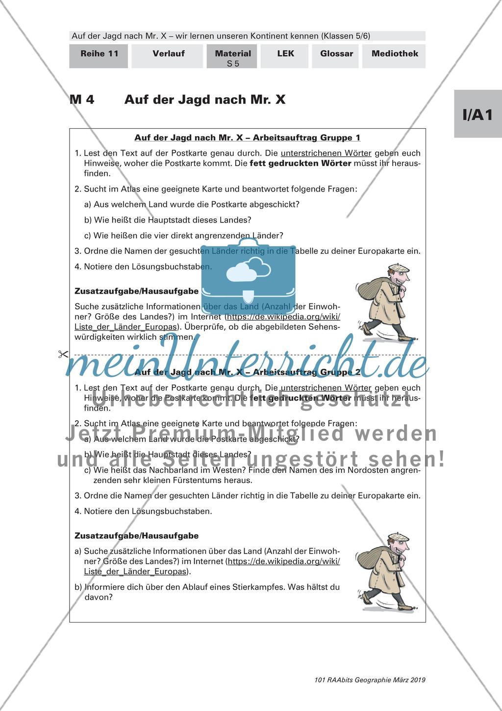 Auf der Jagd nach Mr. X: Kennenlernen europäischer Länder Preview 9