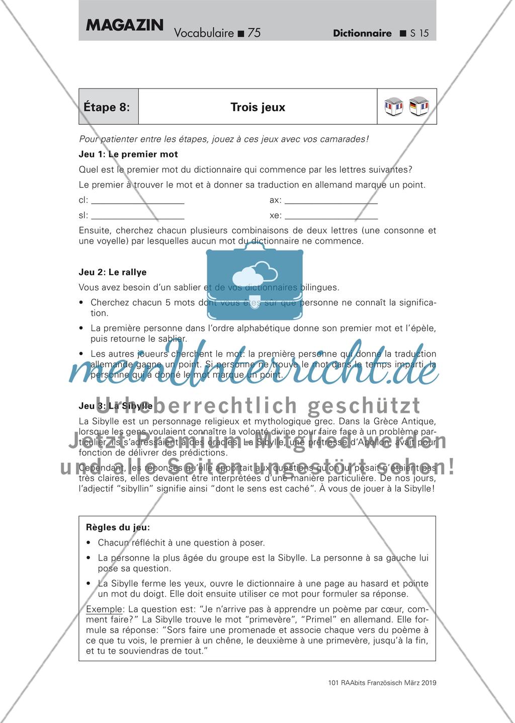 Faisons le tour du dictionnaire! Preview 15