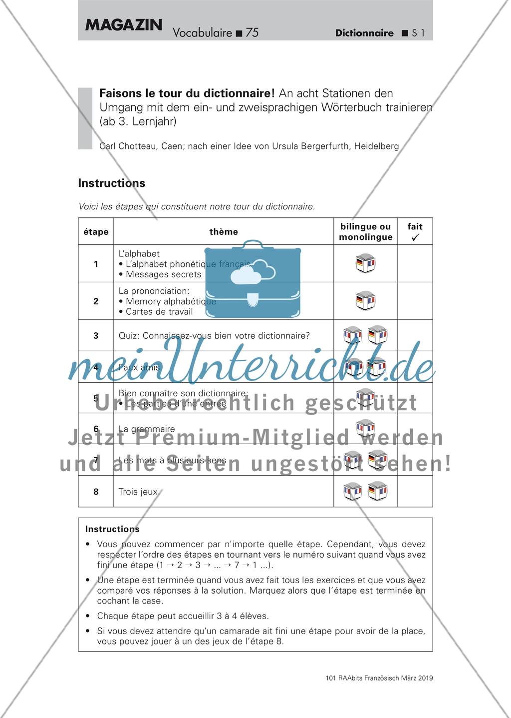 Faisons le tour du dictionnaire! Preview 1