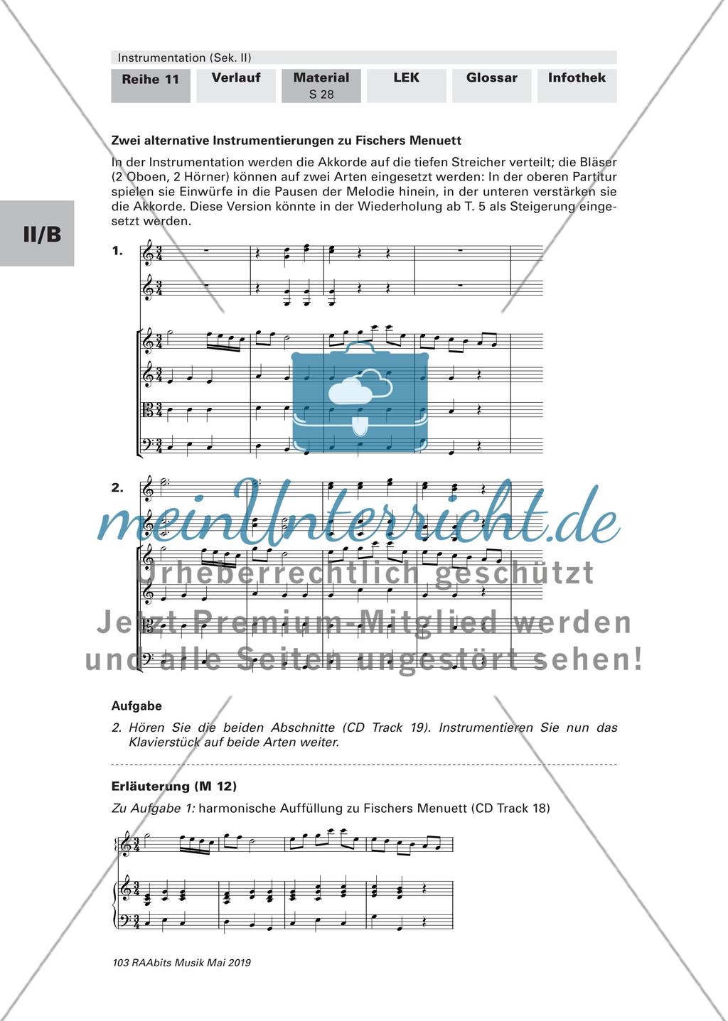 Instrumentation: Instrumentationsübungen für Bläserensembles, kleines Orchester Preview 2