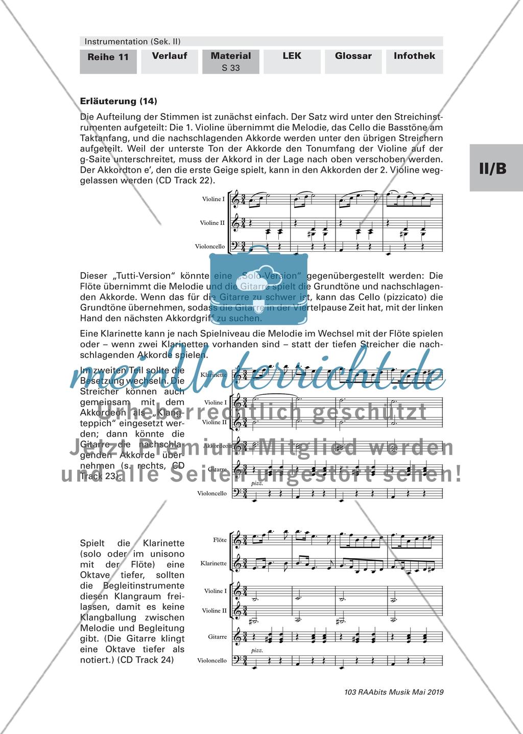 Instrumentation: Instrumentationsübungen für Bläserensembles, kleines Orchester Preview 7