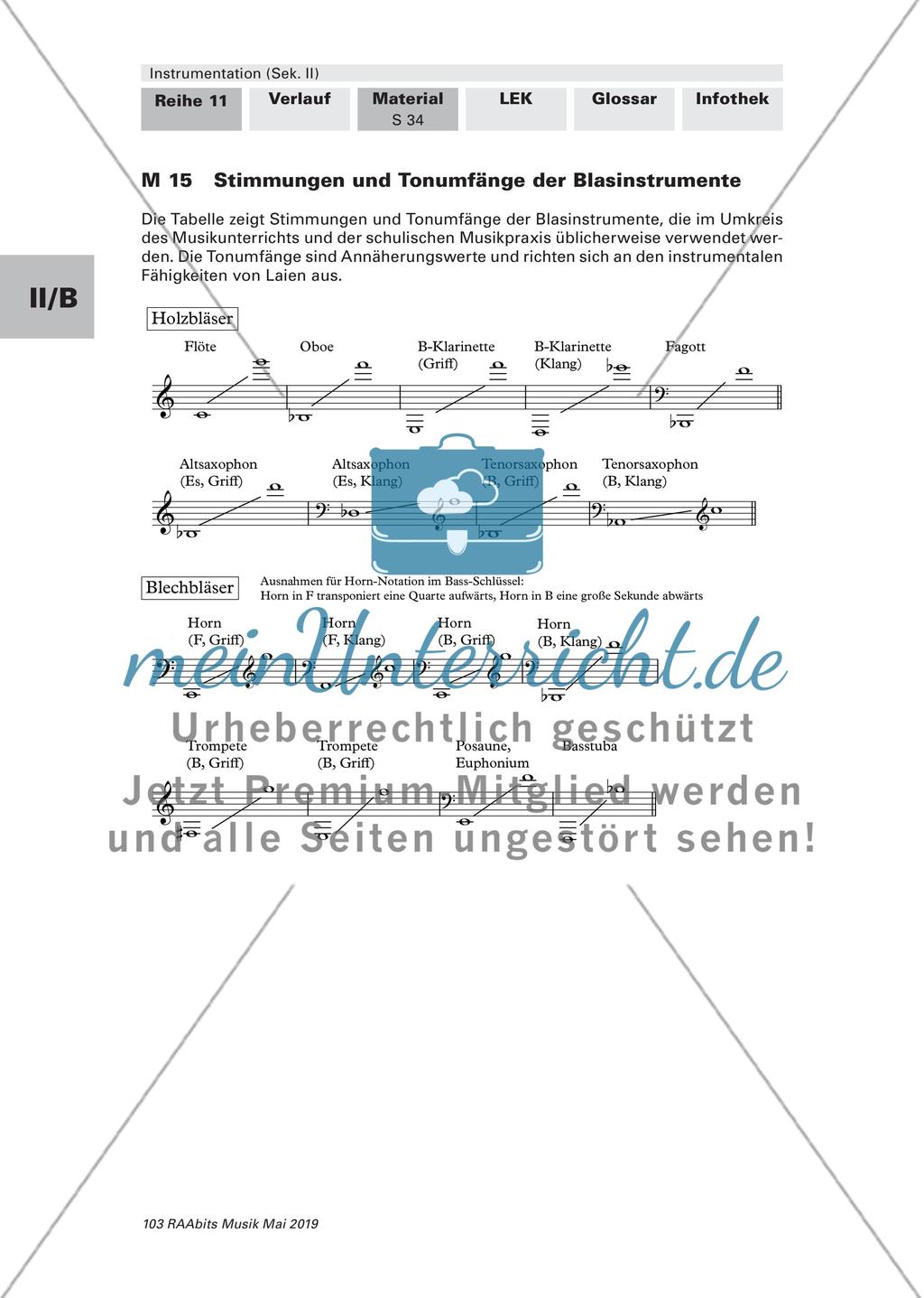 Instrumentation: Instrumentationsübungen für Bläserensembles, kleines Orchester Preview 8