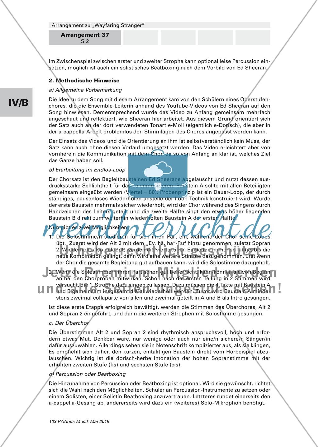 Ein Arrangement zu