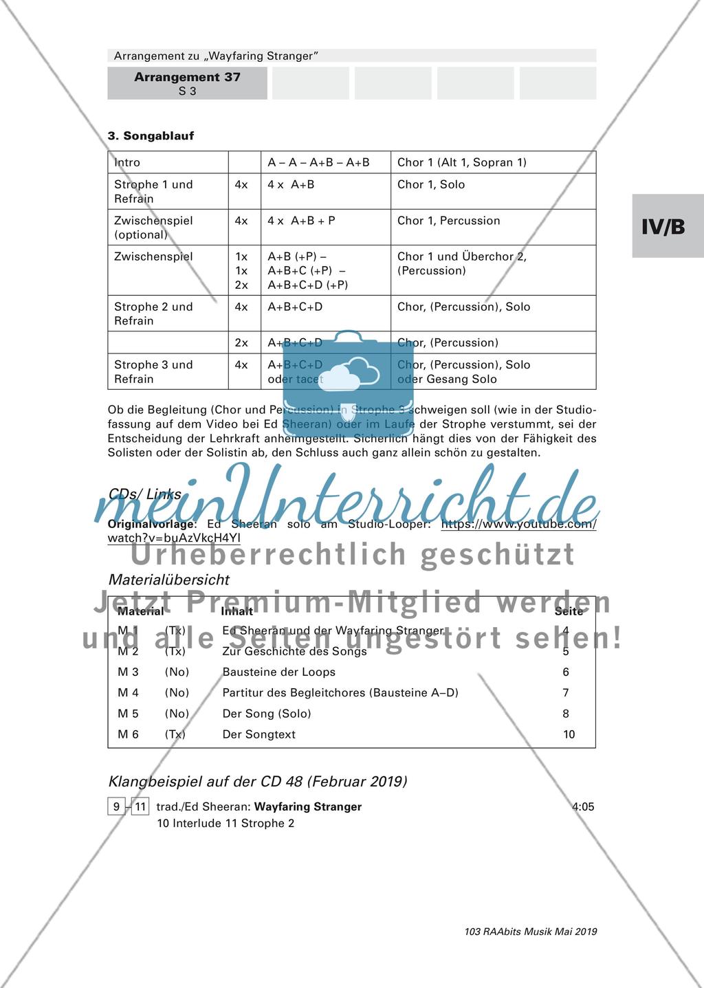 Ein Arrangement zu