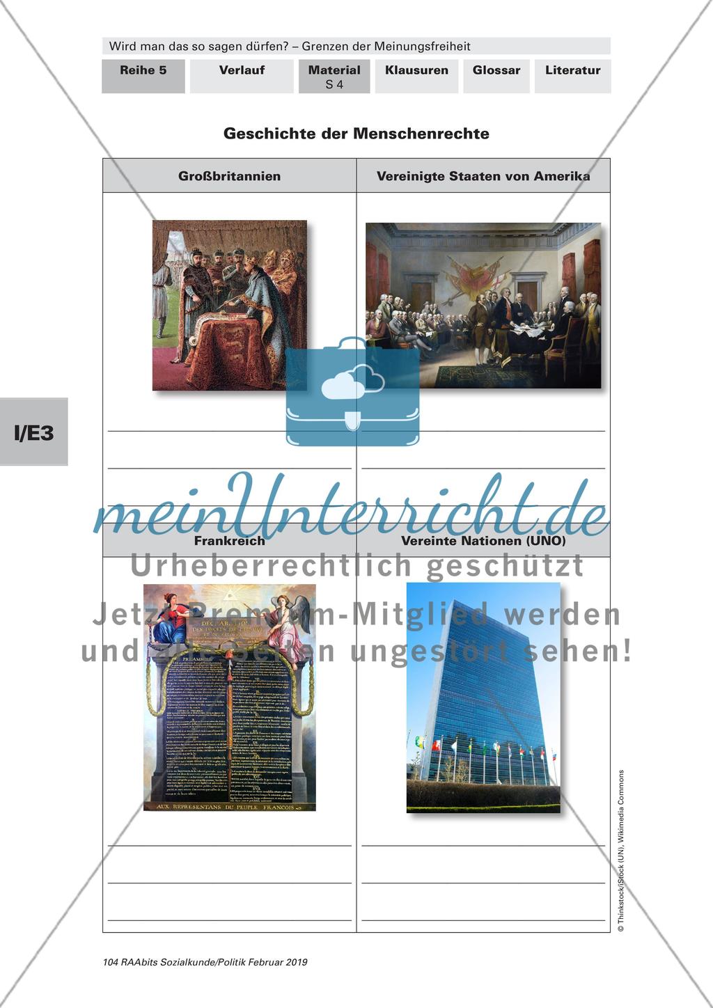 Die historische Entwicklung der Menschenrechte Preview 3