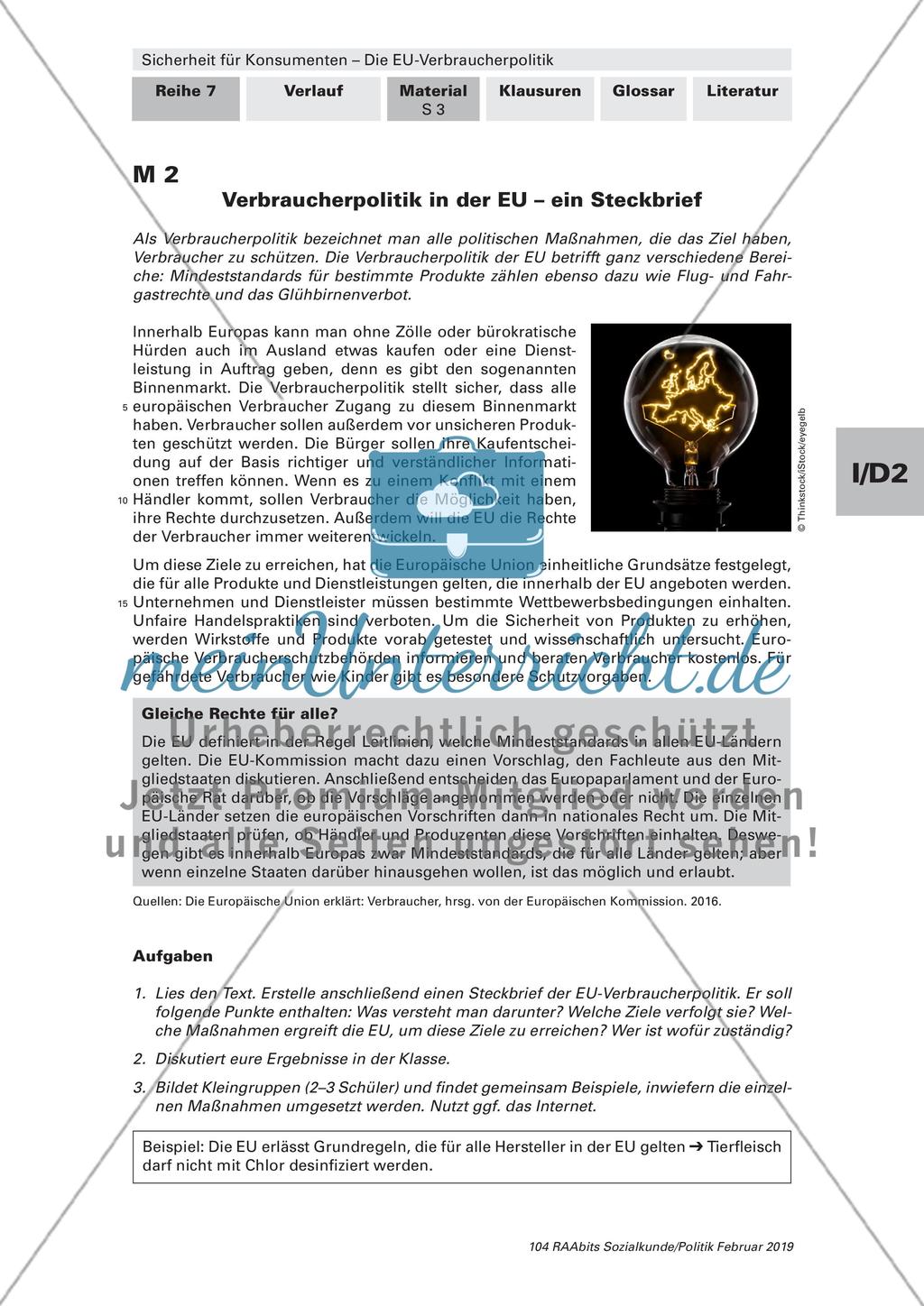 EU-Verbraucherpolitik: Überblick Preview 2