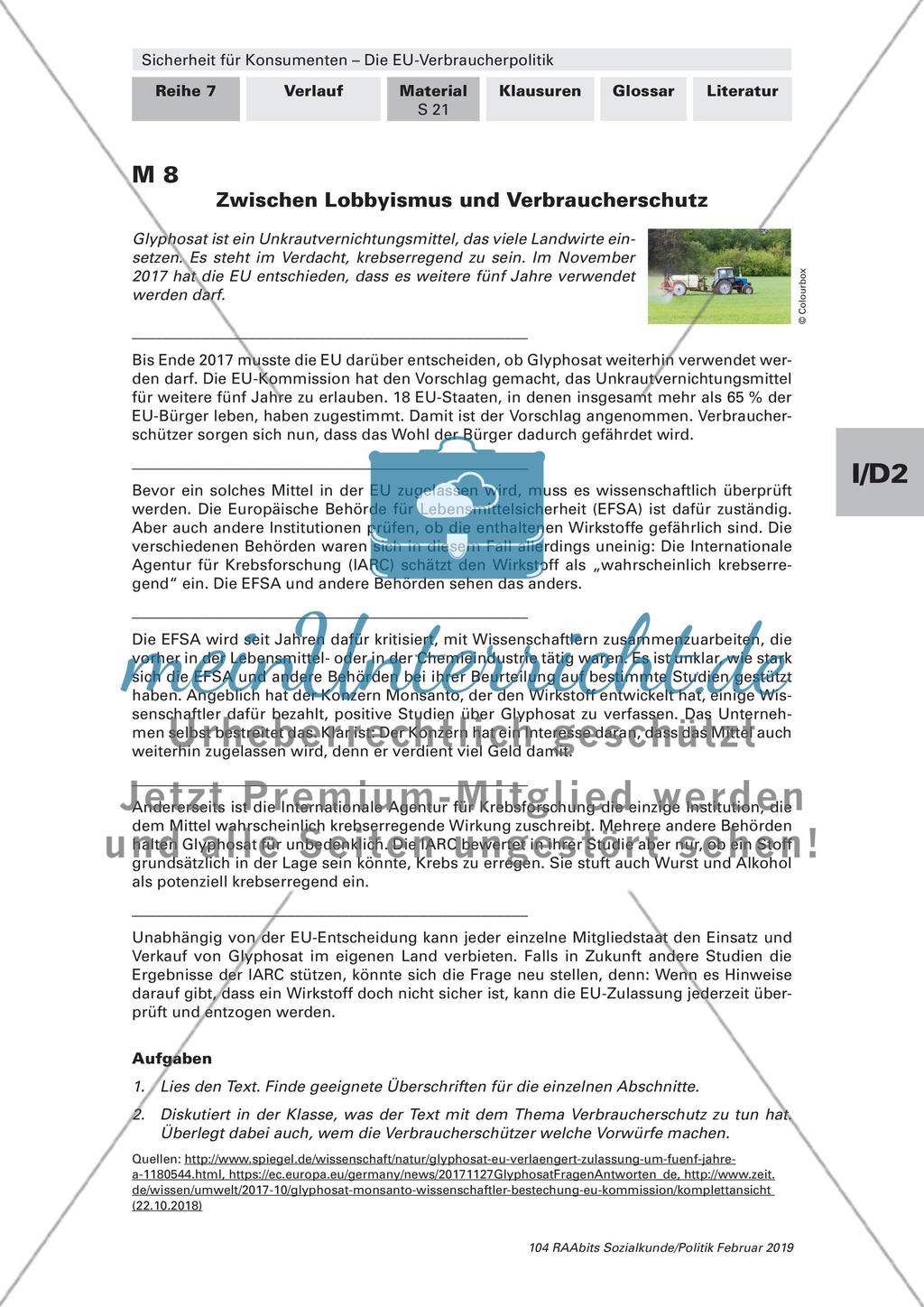 EU-Verbraucherpolitik: Verbraucherschutz unter der Lupe Preview 1