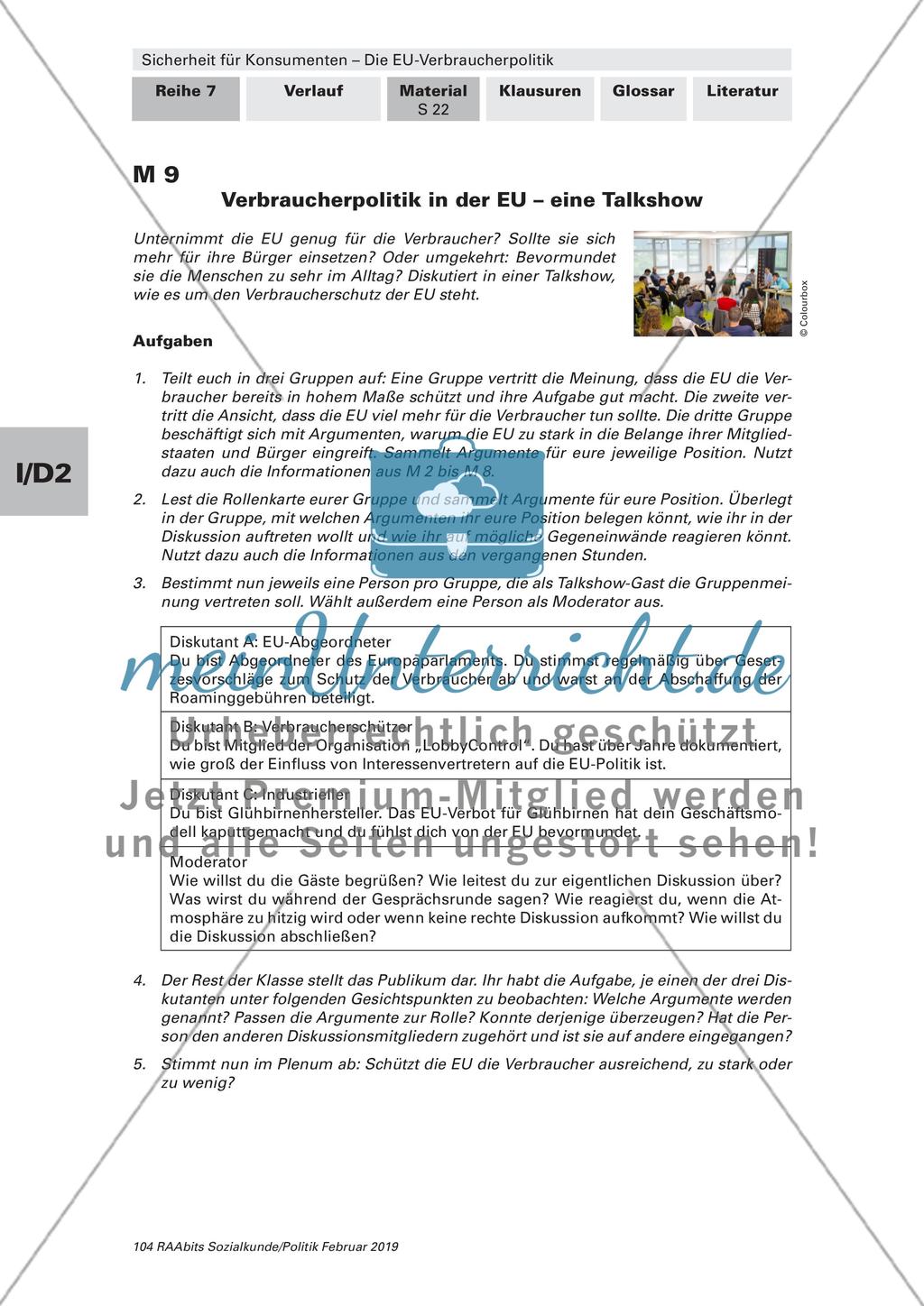 EU-Verbraucherpolitik: Verbraucherschutz unter der Lupe Preview 2