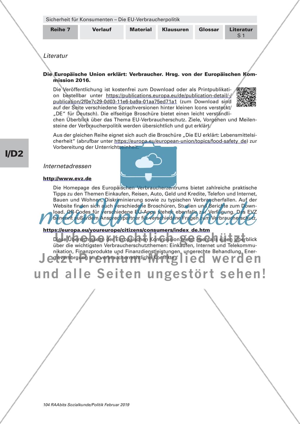 EU-Verbraucherpolitik: Verbraucherschutz unter der Lupe Preview 6