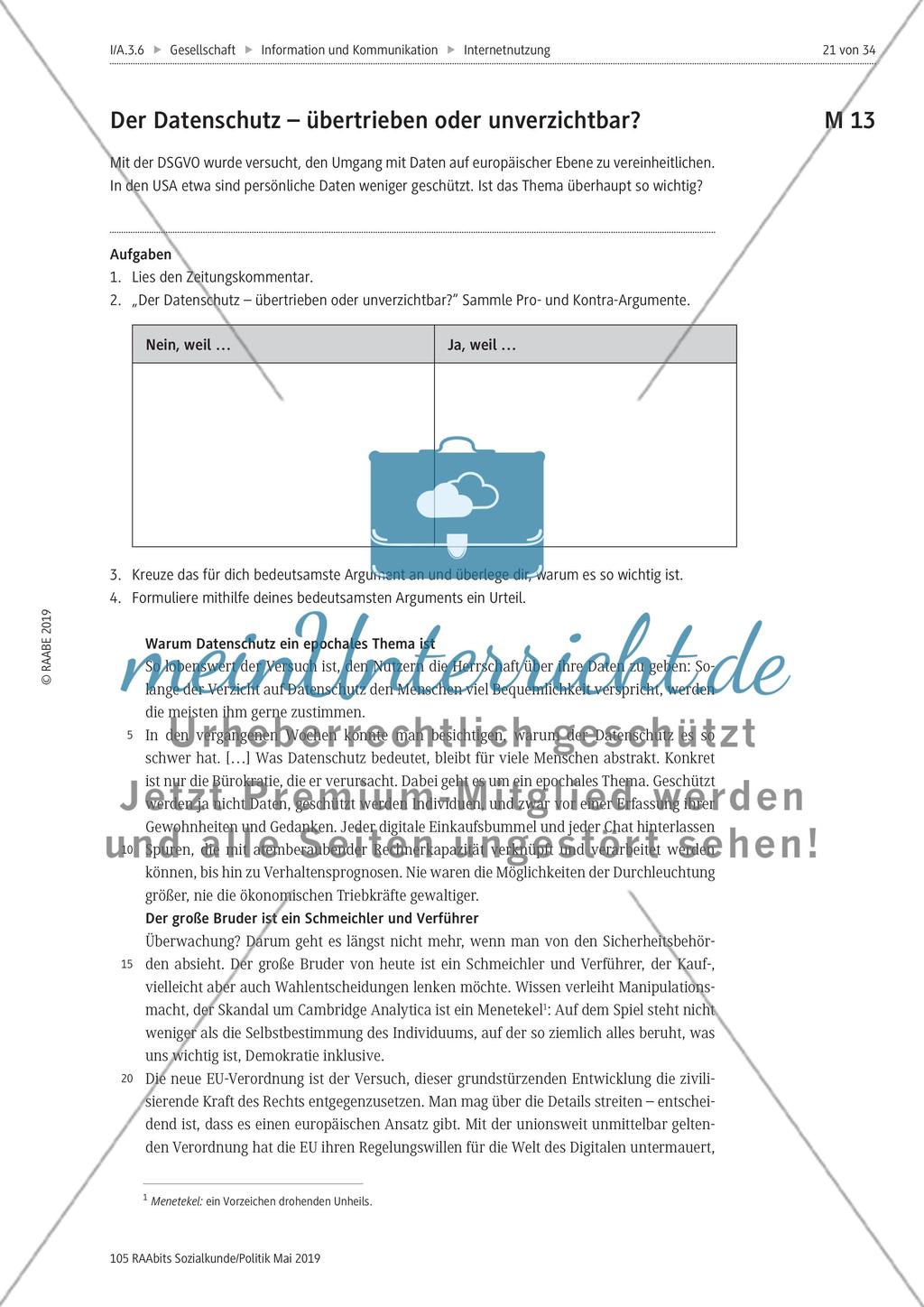 Datenschutz Preview 2