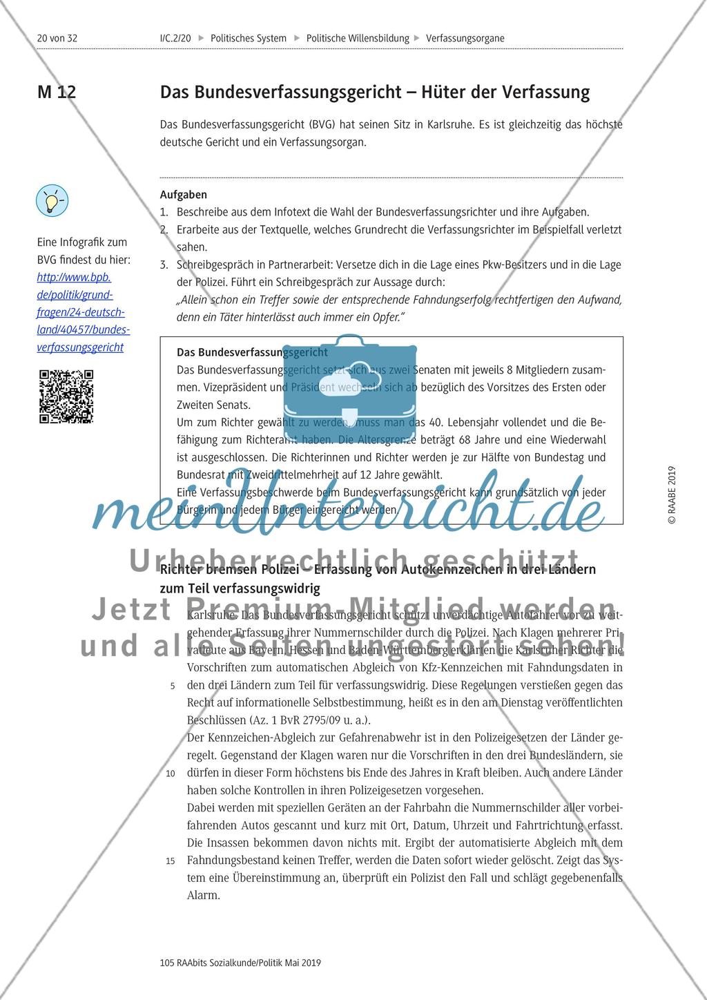 Bundesrat, Bundesregierung, Bundespräsident und Bundesverfassungsgericht Preview 5