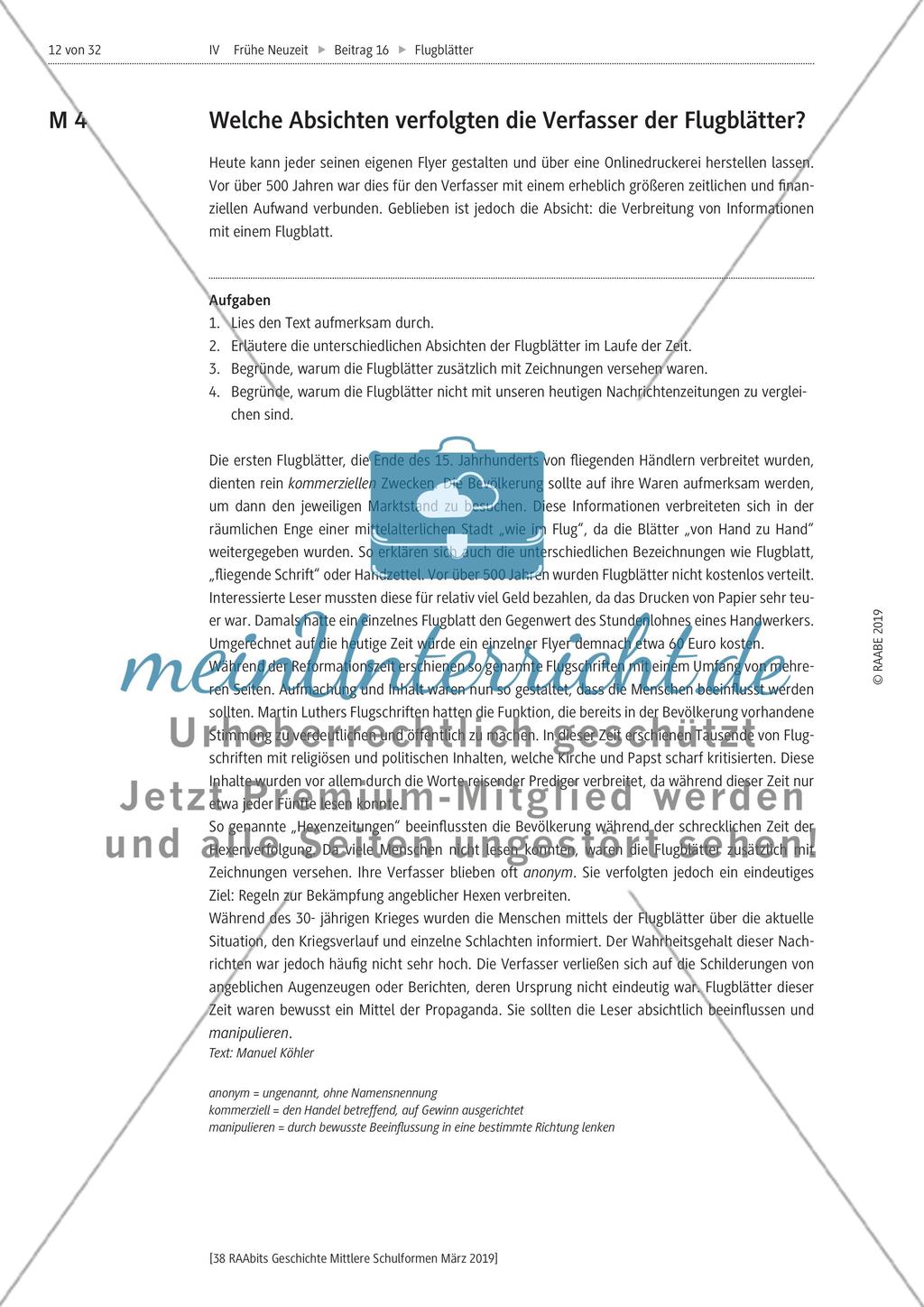 Geschichte der Flugblätter Preview 6