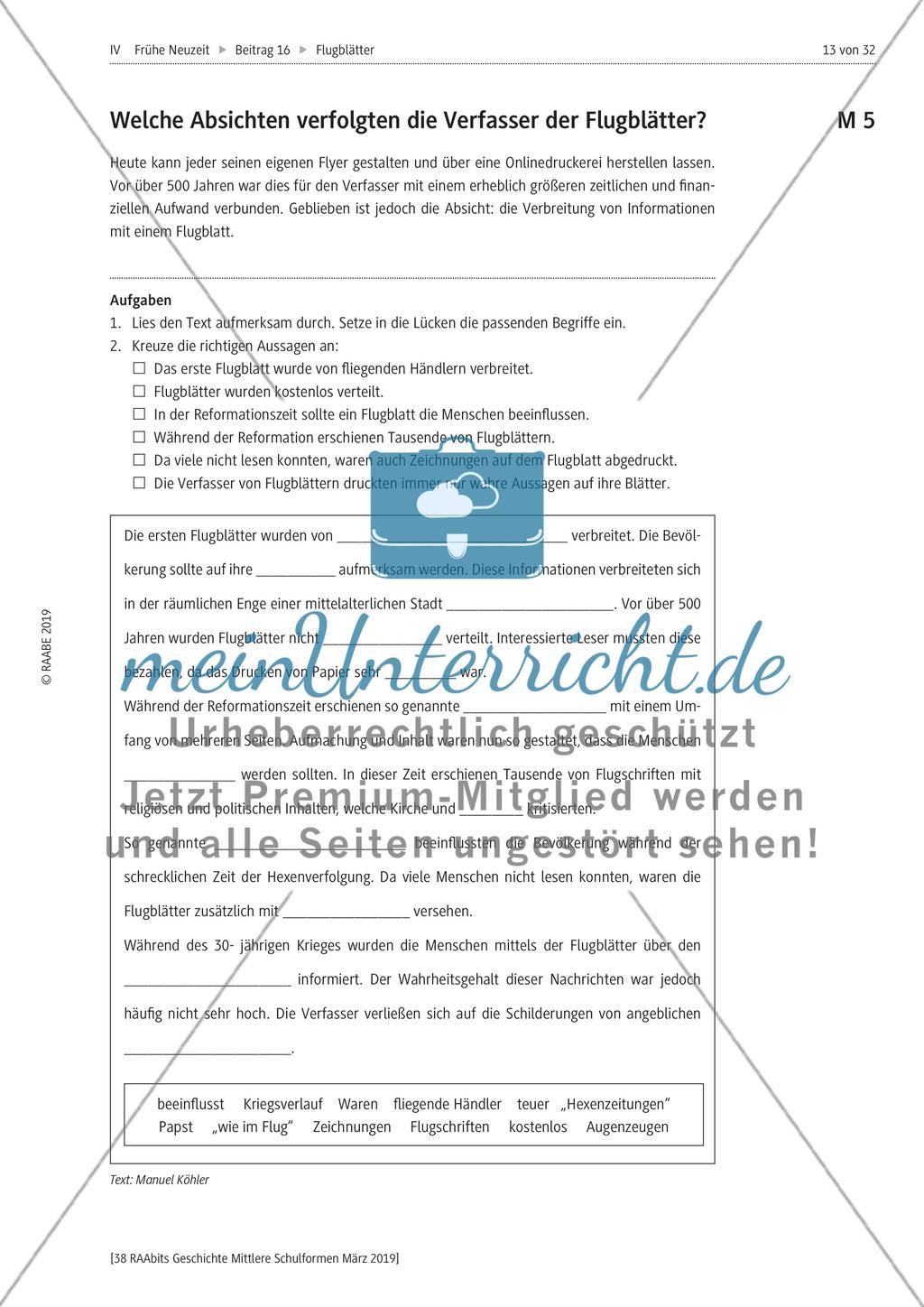 Geschichte der Flugblätter Preview 7