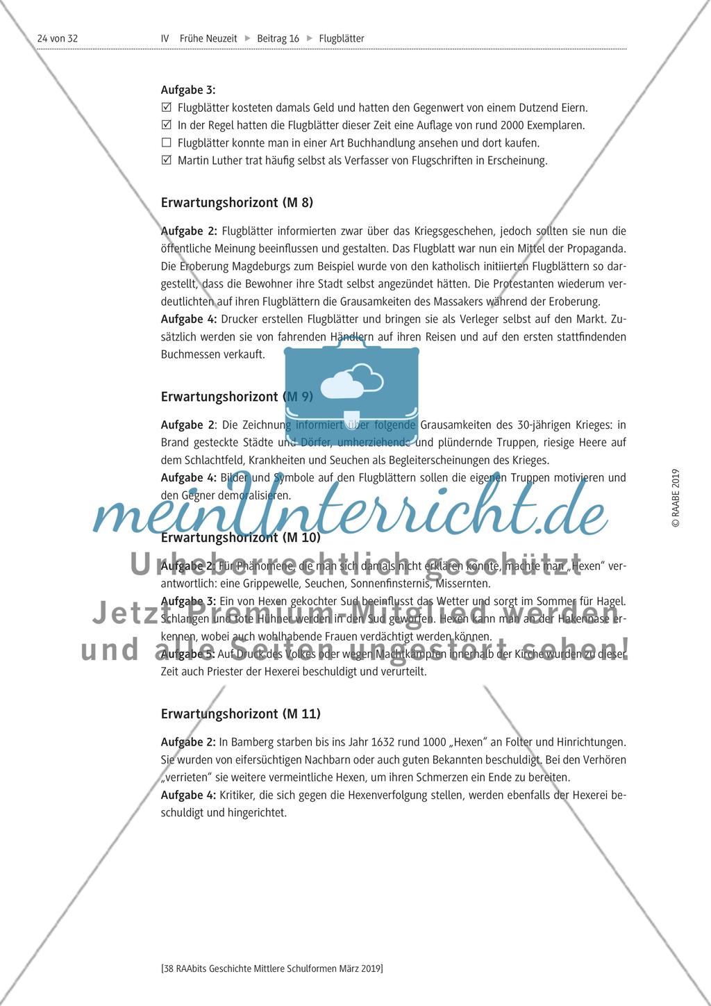 Flugblätter im Mittelalter und in der Neuzeit Preview 11