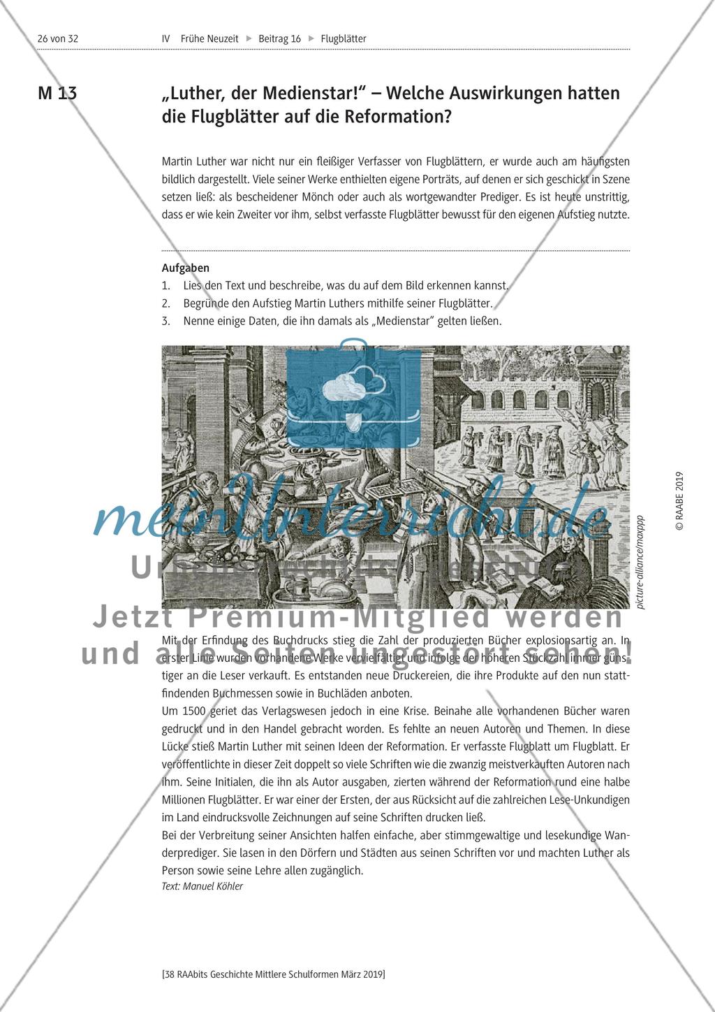 Flugblätter im Mittelalter und in der Neuzeit Preview 13