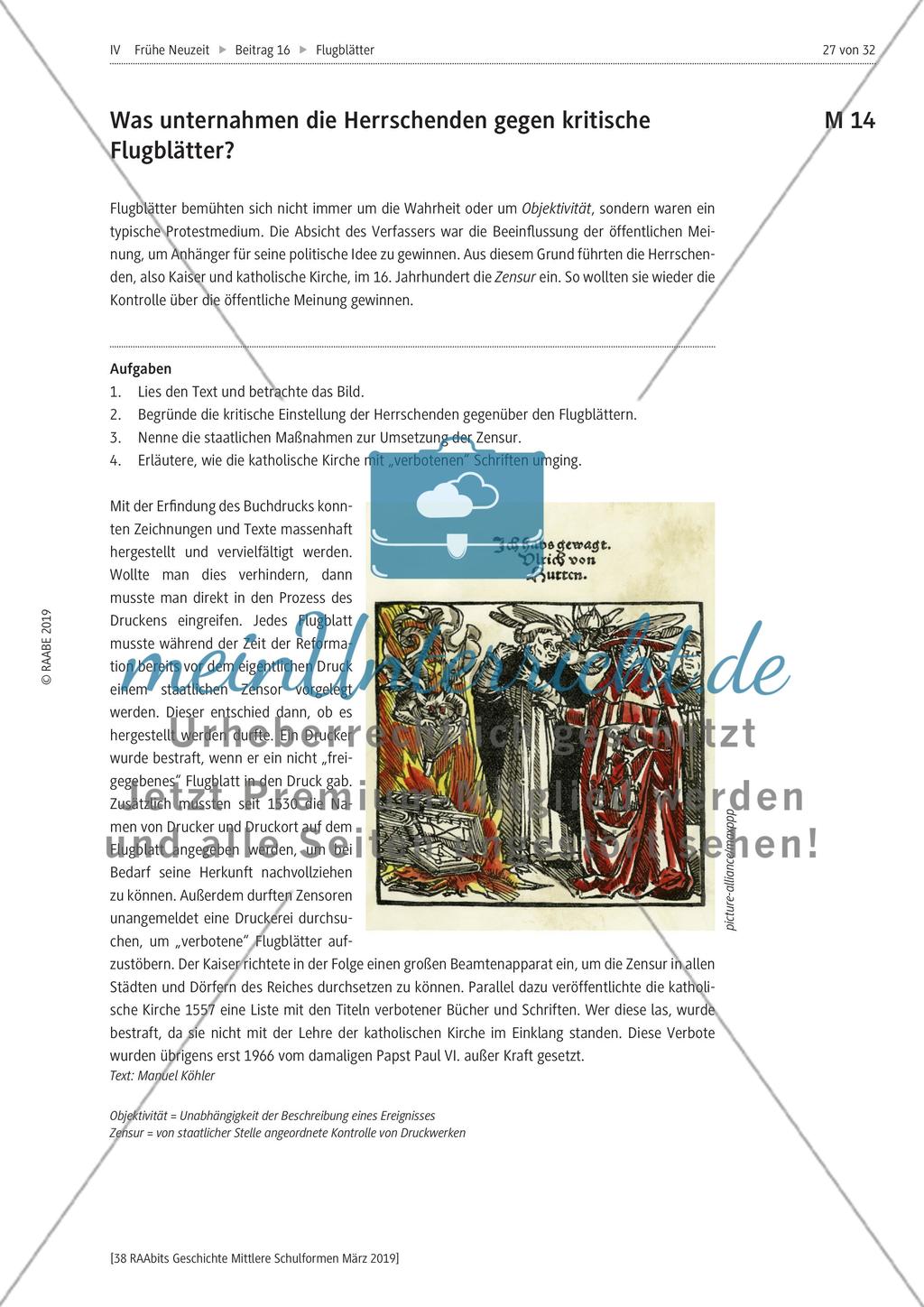 Flugblätter im Mittelalter und in der Neuzeit Preview 14