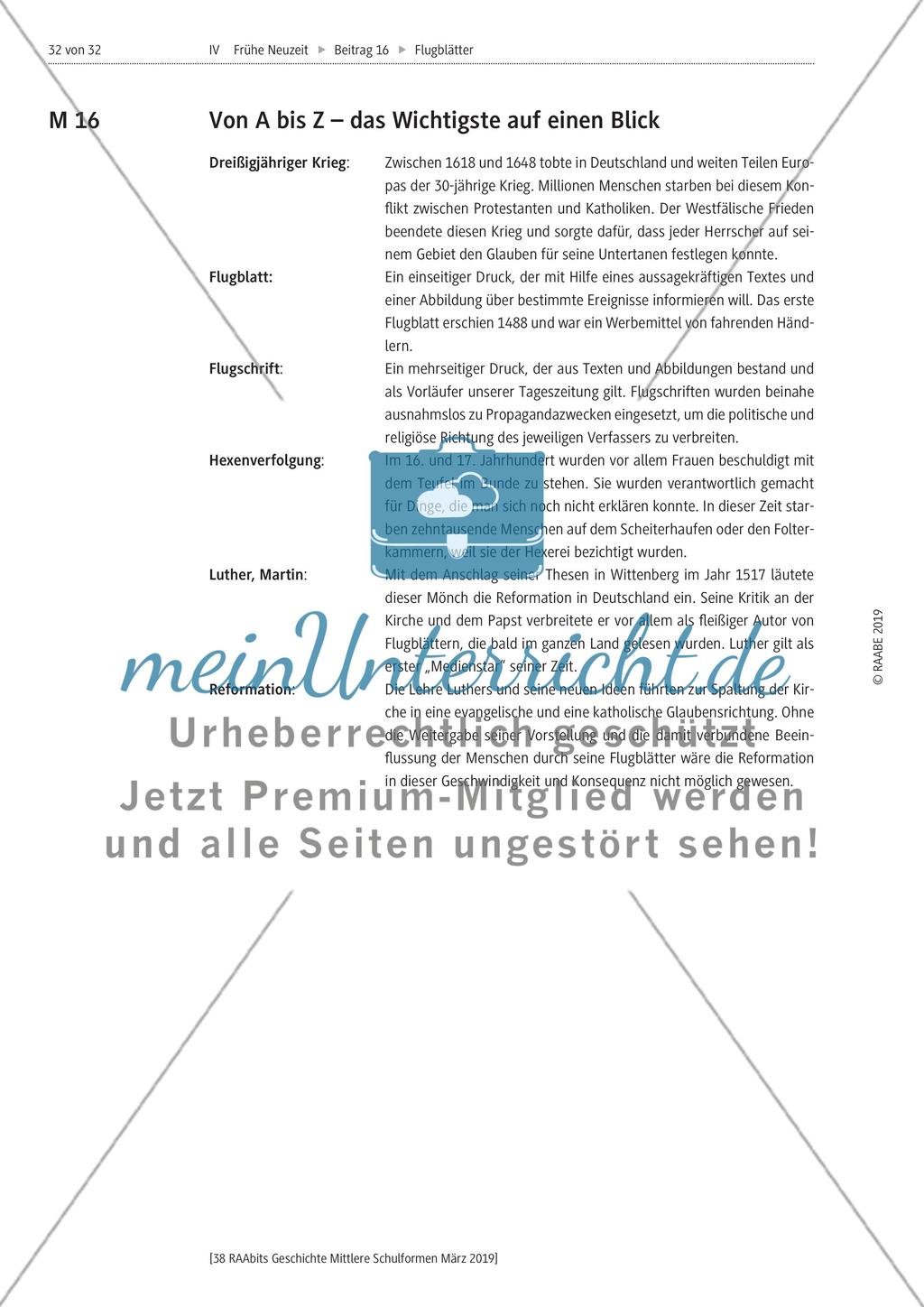Flugblätter im Mittelalter und in der Neuzeit Preview 19