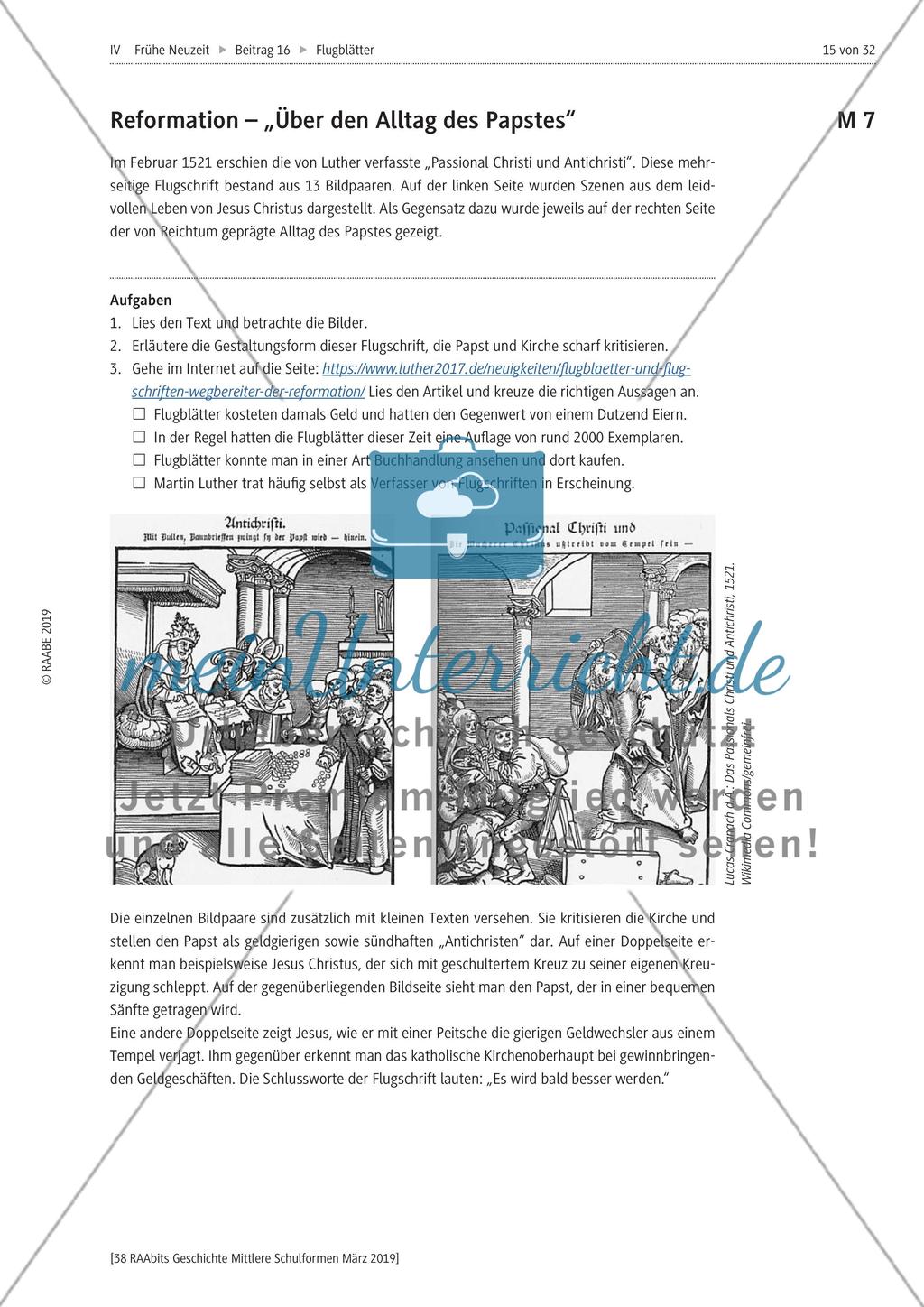 Flugblätter im Mittelalter und in der Neuzeit Preview 2