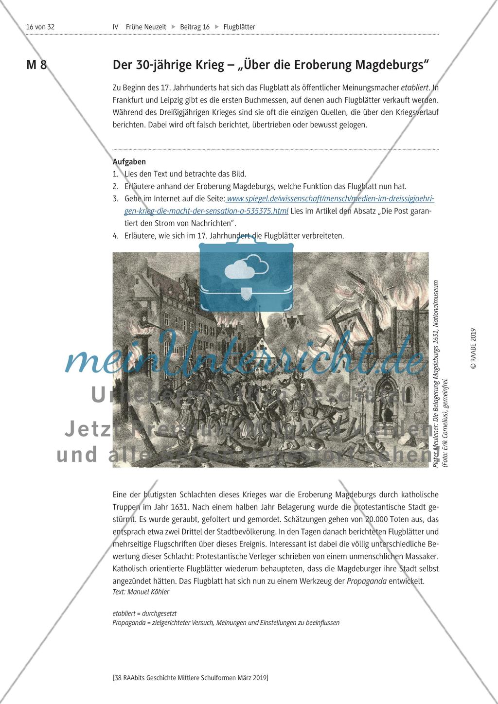 Flugblätter im Mittelalter und in der Neuzeit Preview 3