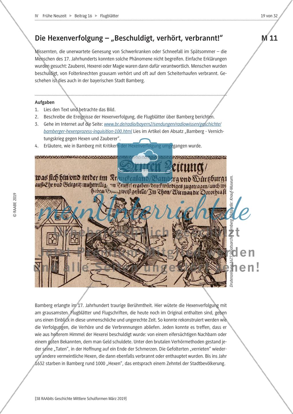 Flugblätter im Mittelalter und in der Neuzeit Preview 6