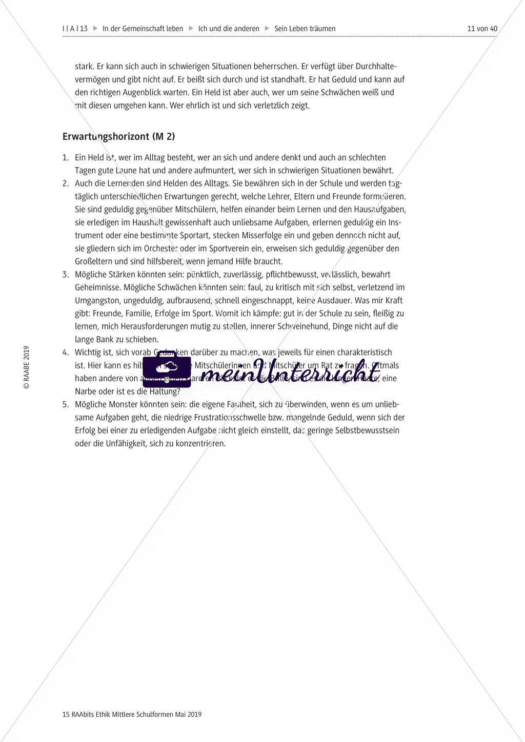 Definition Held: Anwendung der sokratischen Methode Preview 5