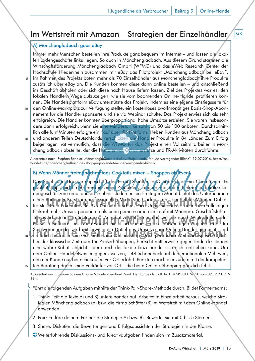 Auswirkungen und Kehrseiten des Online-Handels Preview 2