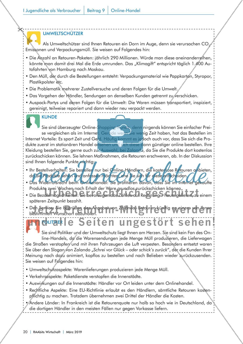Auswirkungen und Kehrseiten des Online-Handels Preview 7