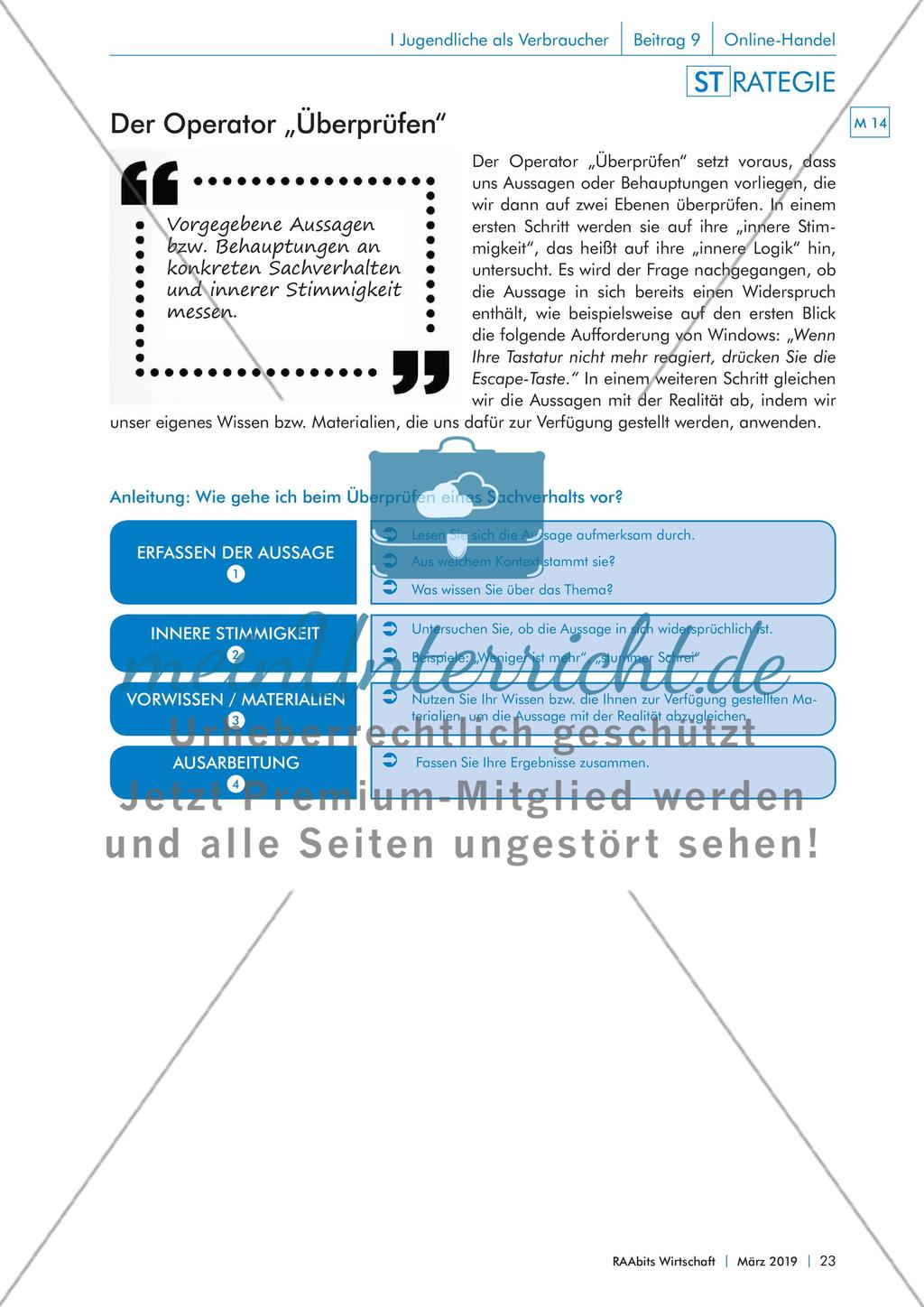 Online-Handel: Methoden Preview 2