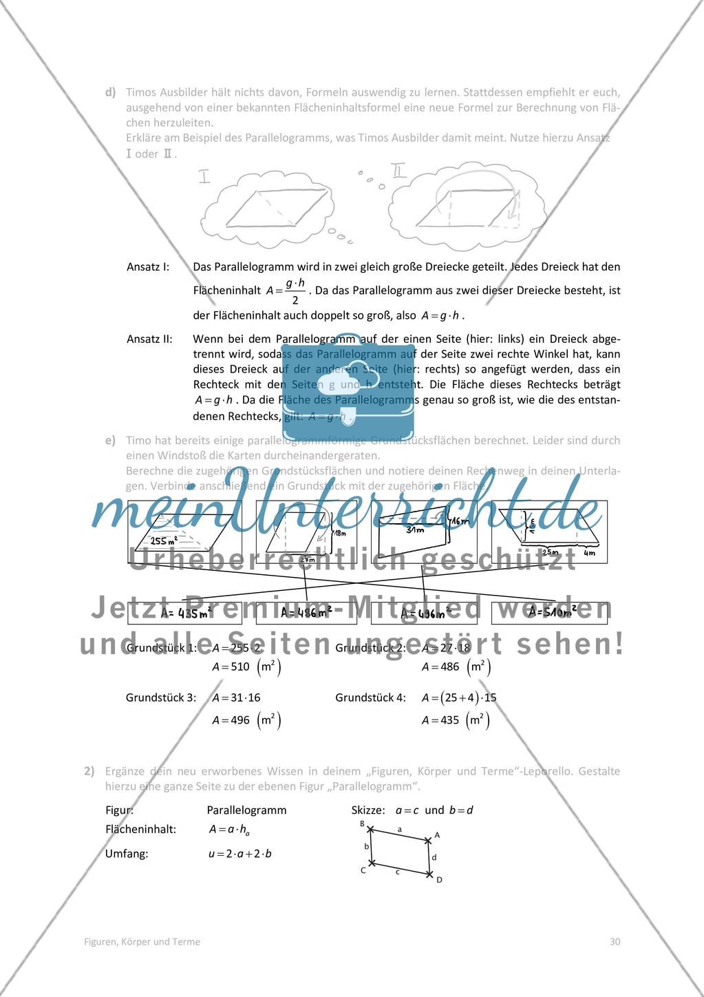 Die Lösungen der Arbeitsblätter Preview 14