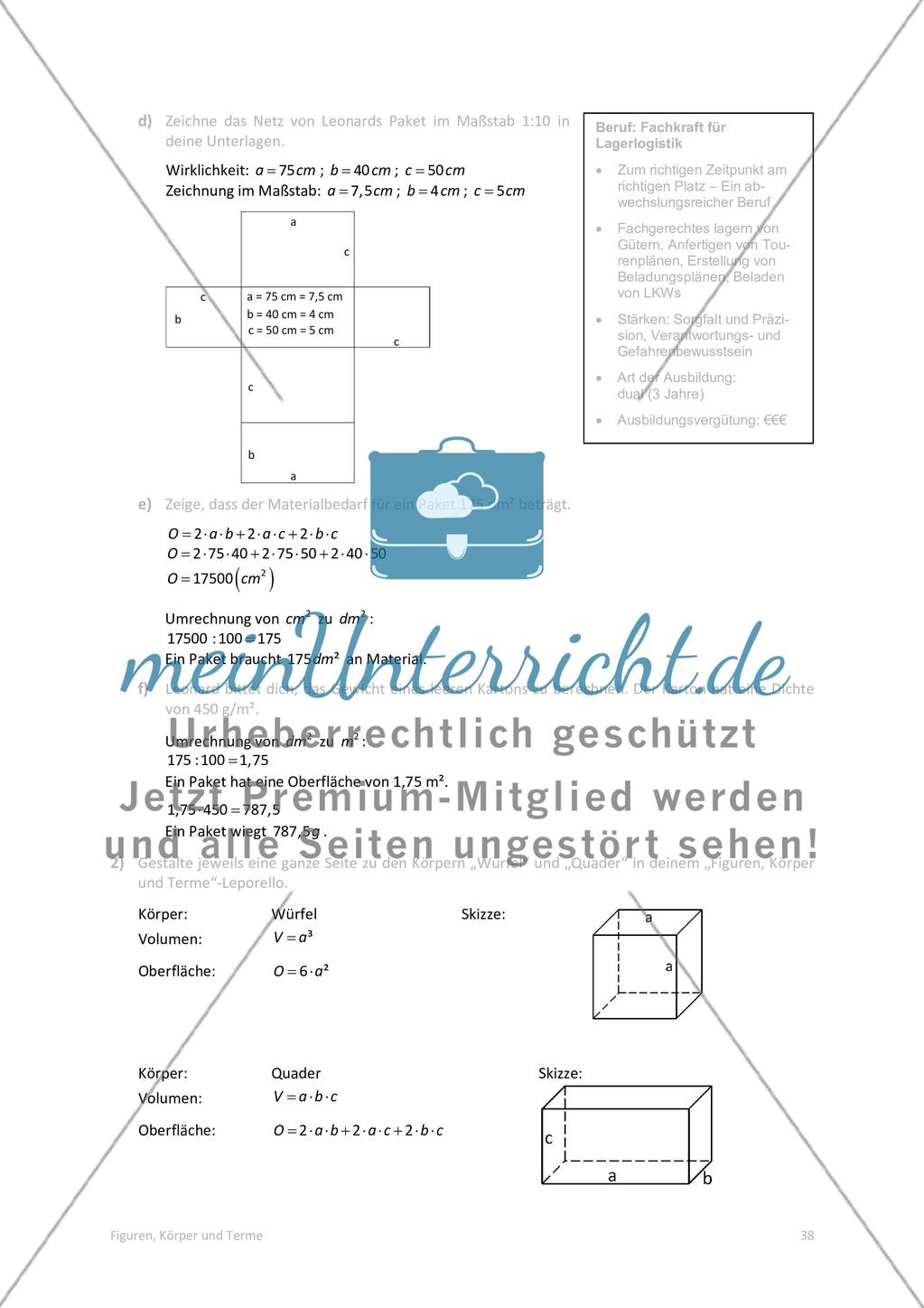 Die Lösungen der Arbeitsblätter Preview 22