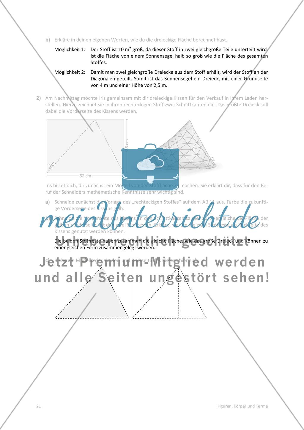 Die Lösungen der Arbeitsblätter Preview 5