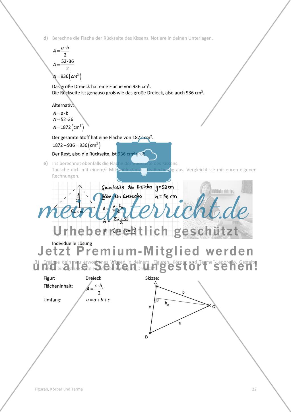 Die Lösungen der Arbeitsblätter Preview 6
