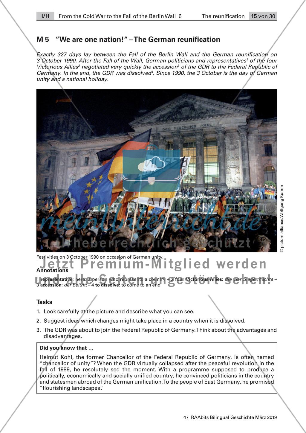 Measures of the German reunification Preview 1