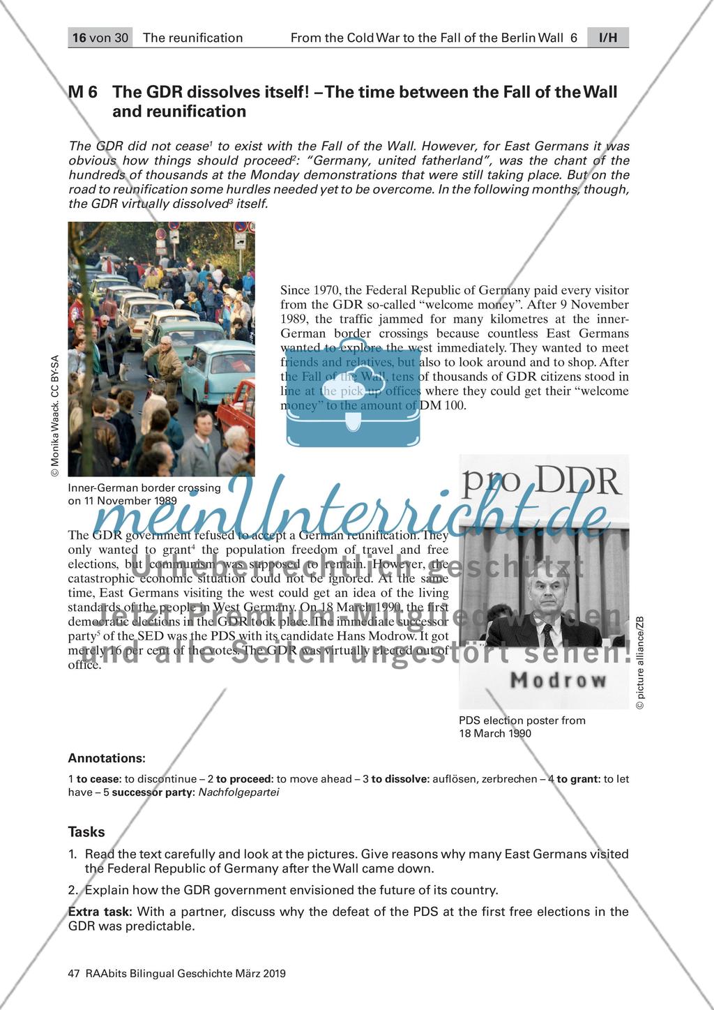 Measures of the German reunification Preview 2