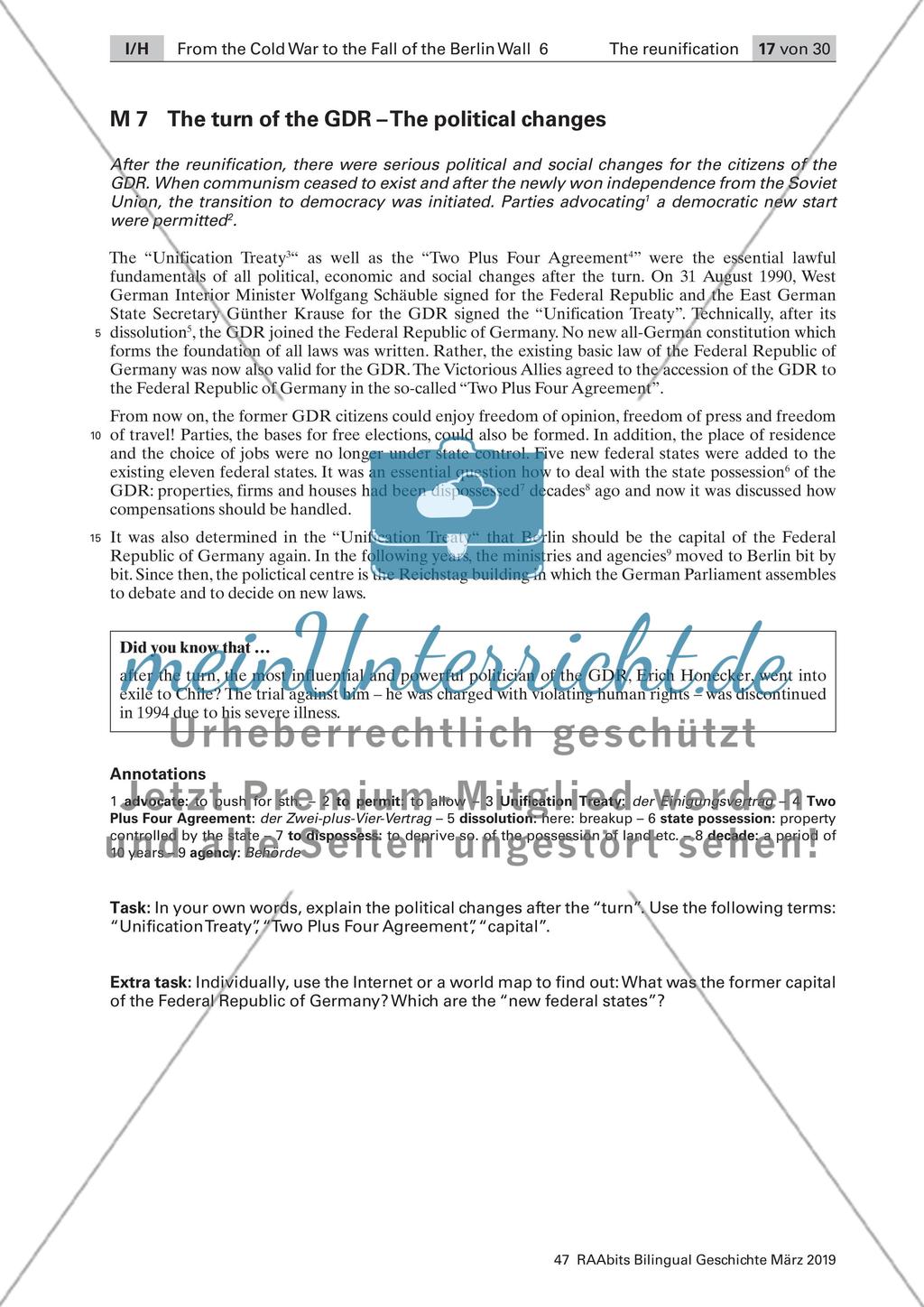 Measures of the German reunification Preview 3